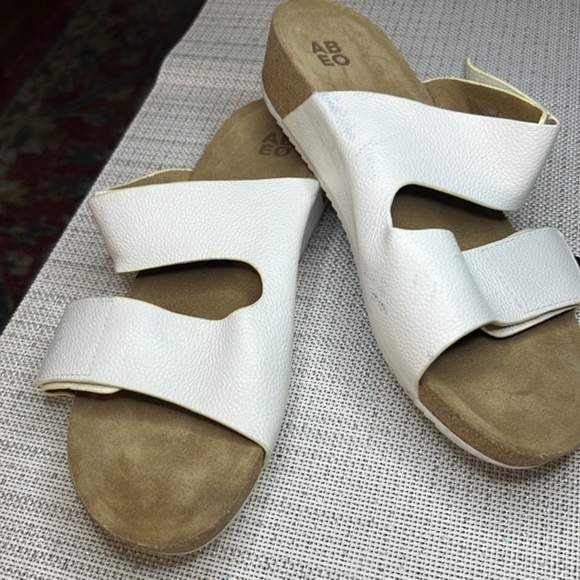 ABEO SANDALS  Gabie 11N  WHITE  LEATHER - Picture 5 of 12